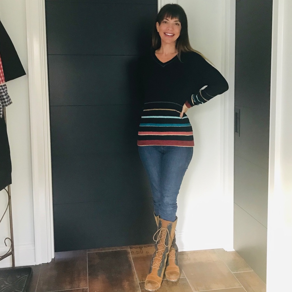 SOLD Vintage 90s chenille sweater - Picture 3 of 5